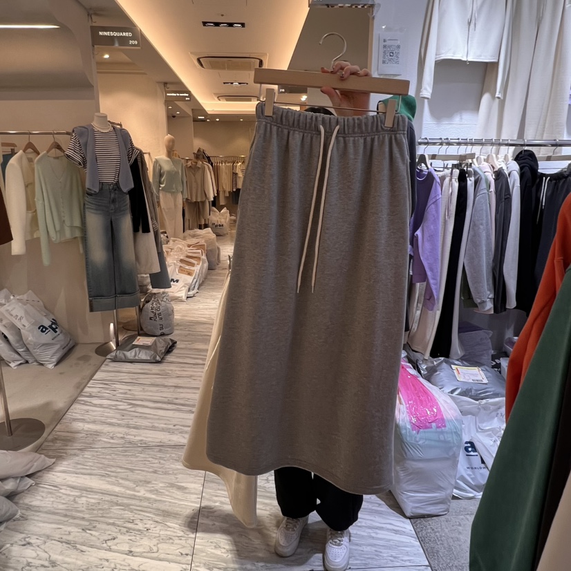 COKE CAKE韓國代購女裝新款真品休閑熱賣25春夏人氣時尚長裙CHAE長裙