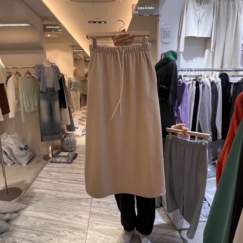 COKE CAKE韓國代購女裝新款真品休閑熱賣25春夏人氣時尚長裙CHAE長裙圖色3
