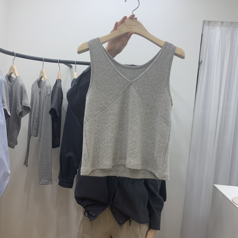 OFCOURSE東大門代購女士新款職業推薦真品人氣25春夏吊帶背心OFCOURSE吊帶/背心圖色3