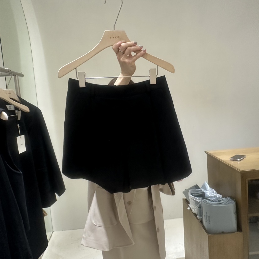 A WANT韓國直郵女裝新品熱賣時尚人氣25春夏職業休閑推薦短褲A WANT短褲圖色2