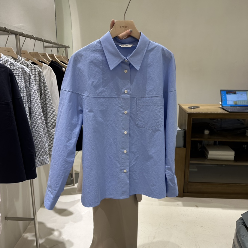A WANT韓國直郵女士新品25春夏時尚休閑人氣熱賣襯衫蕾絲衫A WANT襯衫/蕾絲衫圖色3