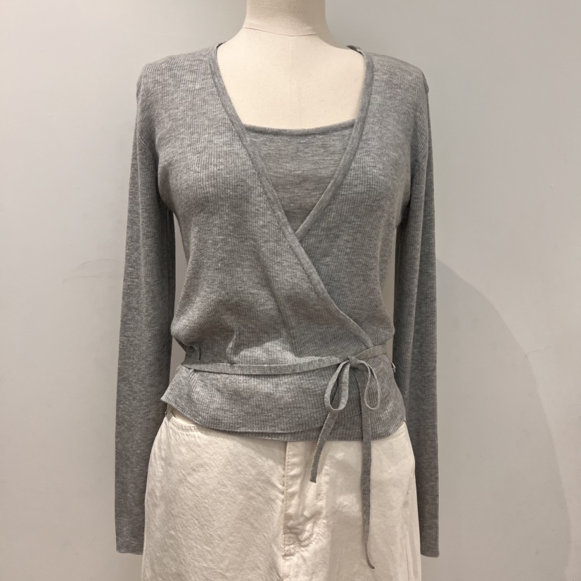 OUR-A韓國代購女裝新品25春夏人氣職業真品針織衫不含內搭OUR-A針織衫