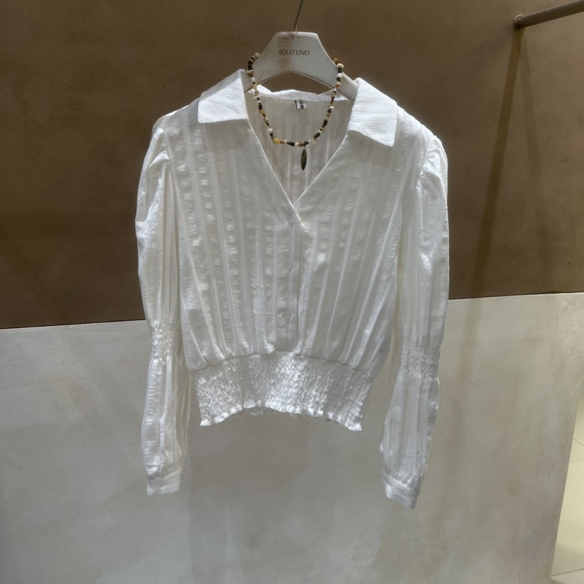 SOLOUNO韓國直郵女士新款職業時尚推薦真品人氣熱賣襯衫蕾絲衫SOLOUNO襯衫/蕾絲衫