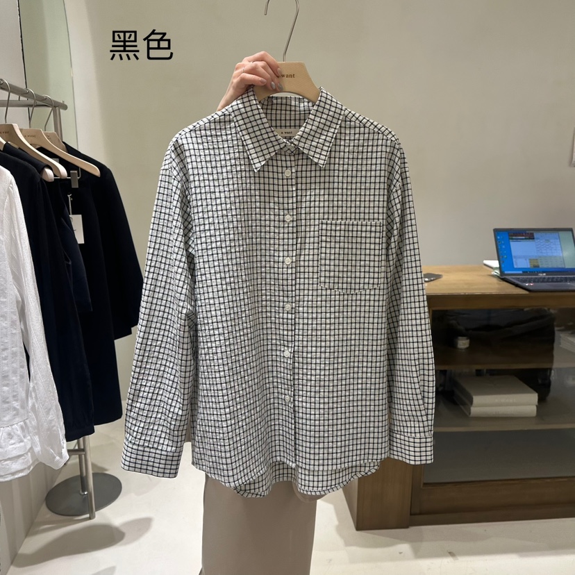 A WANT韓國直郵女士新品熱賣真品人氣休閑25春夏襯衫蕾絲衫A WANT襯衫/蕾絲衫