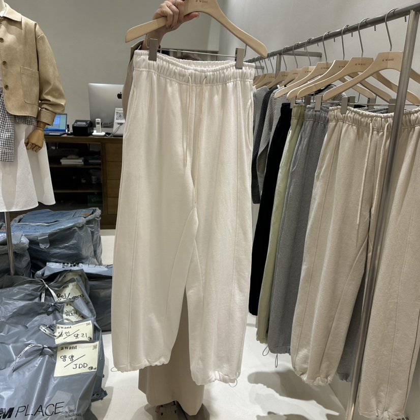 A WANT韓國代購女士新款推薦職業真品25春夏休閑熱賣休閑褲A WANT休閑褲