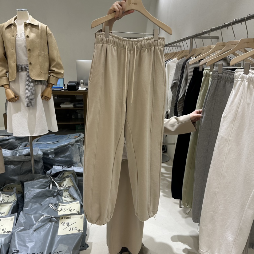 A WANT韓國代購女士新款推薦職業真品25春夏休閑熱賣休閑褲A WANT休閑褲圖色2