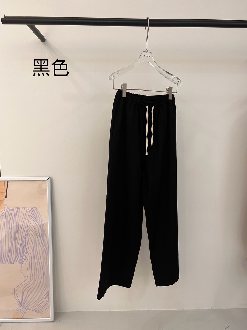 POUCH韓國直郵女士新款人氣時尚25春夏推薦真品職業熱賣休閑褲POUCH休閑褲圖色3