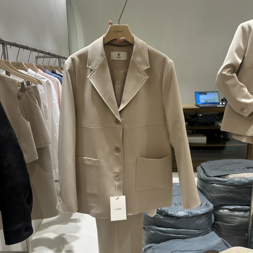 A WANT東大門代購女士新品休閑時尚職業真品熱賣人氣25春夏夾克A WANT夾克