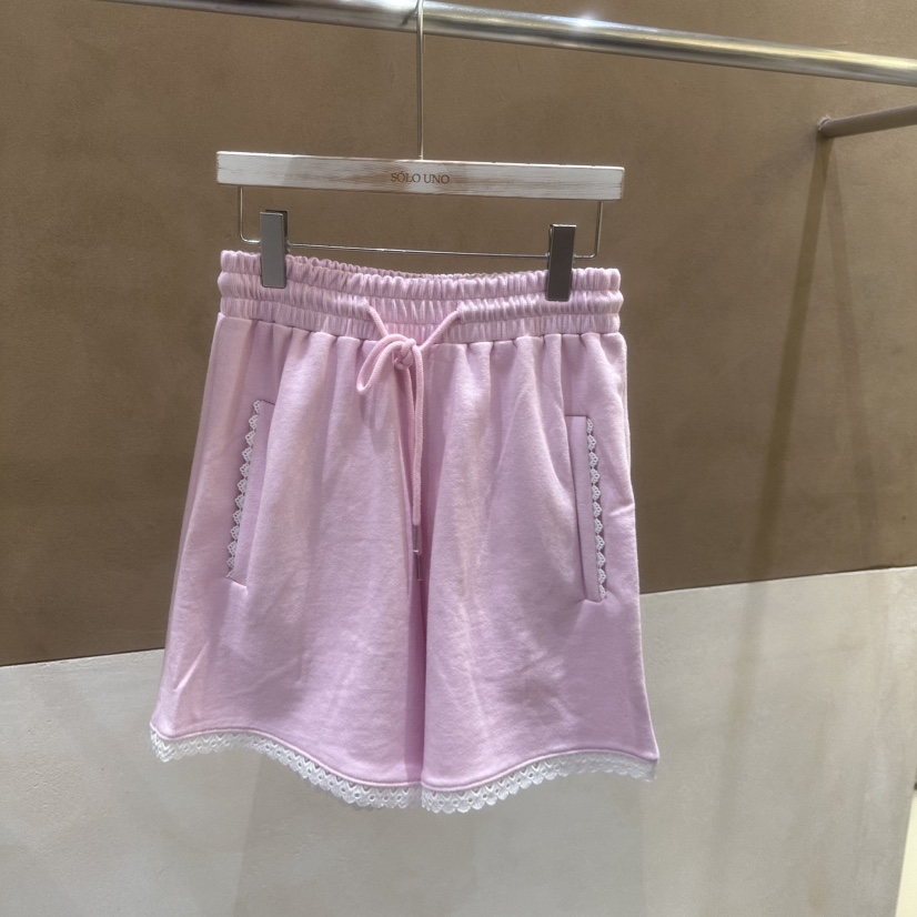 SOLOUNO韓國直郵女士新品休閑真品25春夏職業熱賣時尚短褲兔子SOLOUNO短褲圖色2