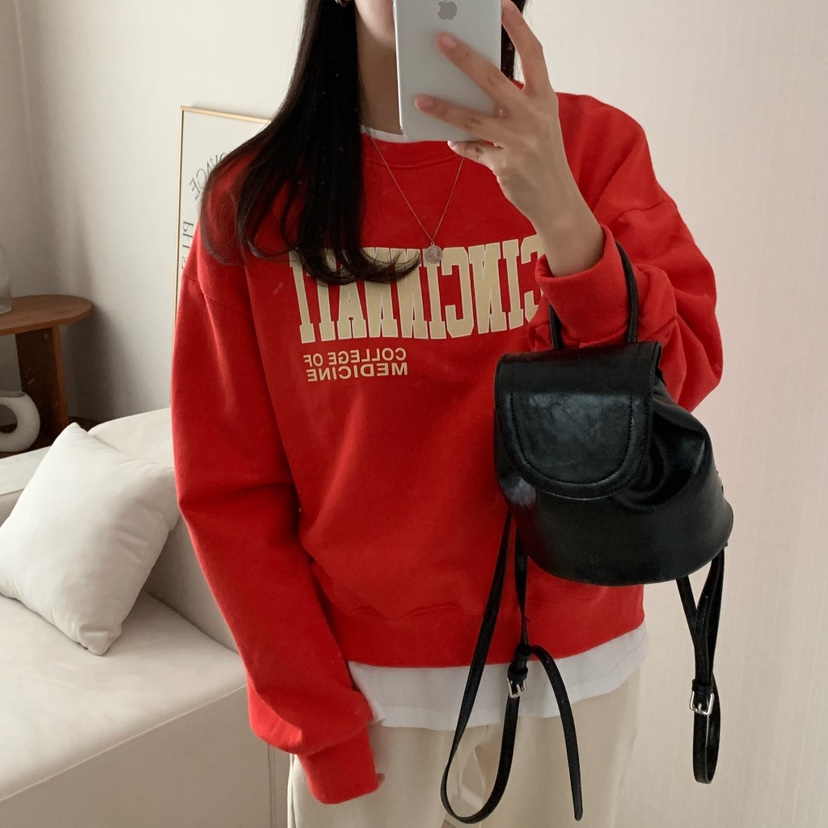 HELLO JINI韓國代購女士新款時尚真品人氣休閑25春夏職業衛衣HELLO JINI衛衣