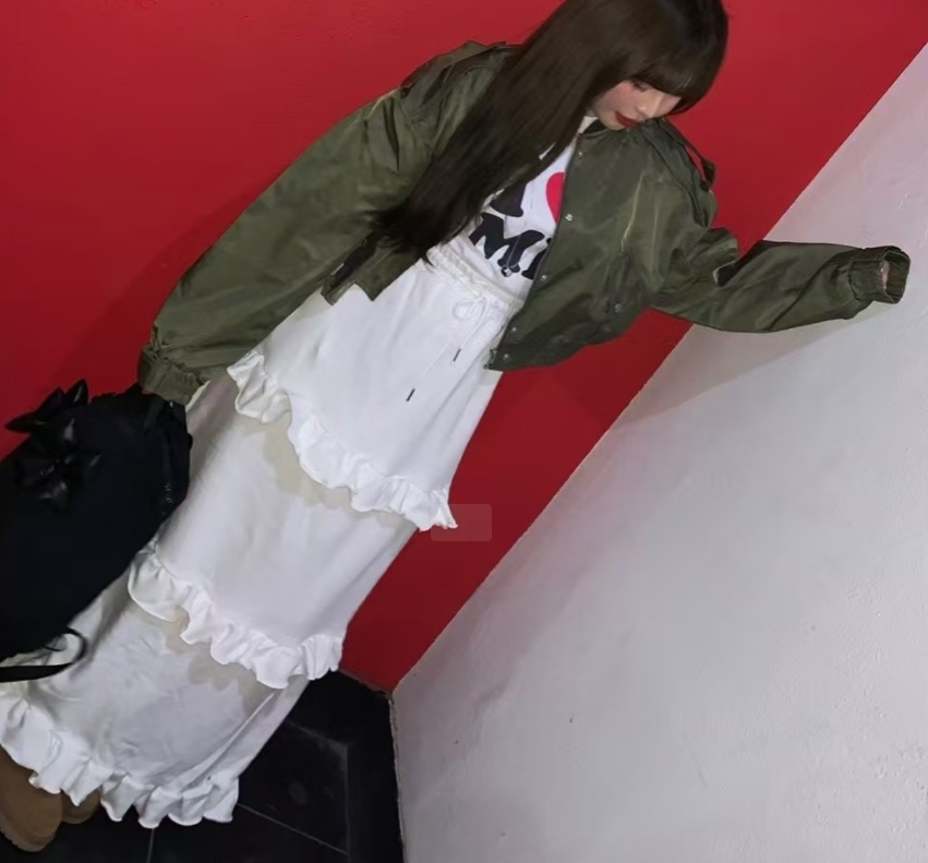 GRIGO韓國代購女裝新款休閑25春夏人氣時尚真品熱賣推薦長裙GRIGO長裙