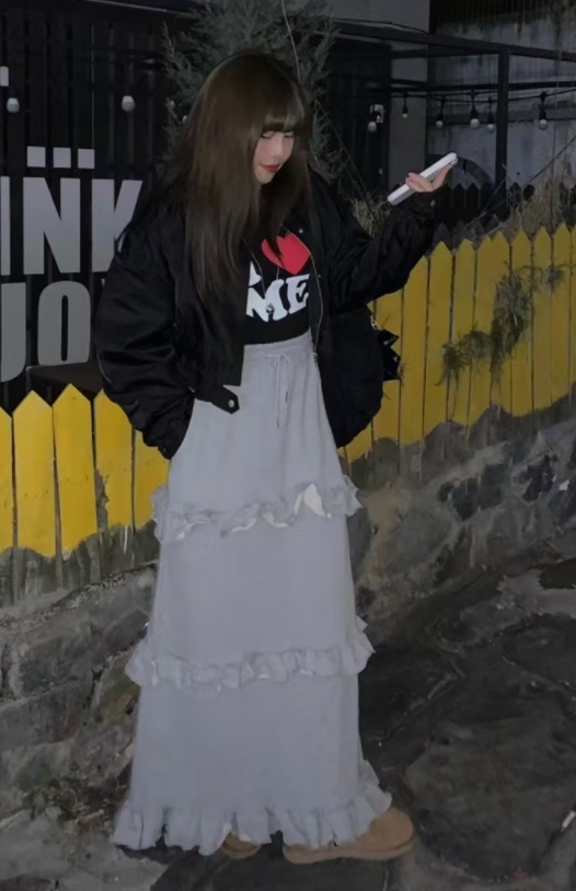 GRIGO韓國代購女裝新款休閑25春夏人氣時尚真品熱賣推薦長裙GRIGO長裙