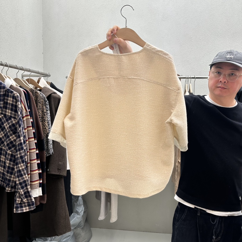 HUMMING BIRD韓國直郵女裝新品職業熱賣真品襯衫蕾絲衫粗花呢HUMMING BIRD襯衫/蕾絲衫