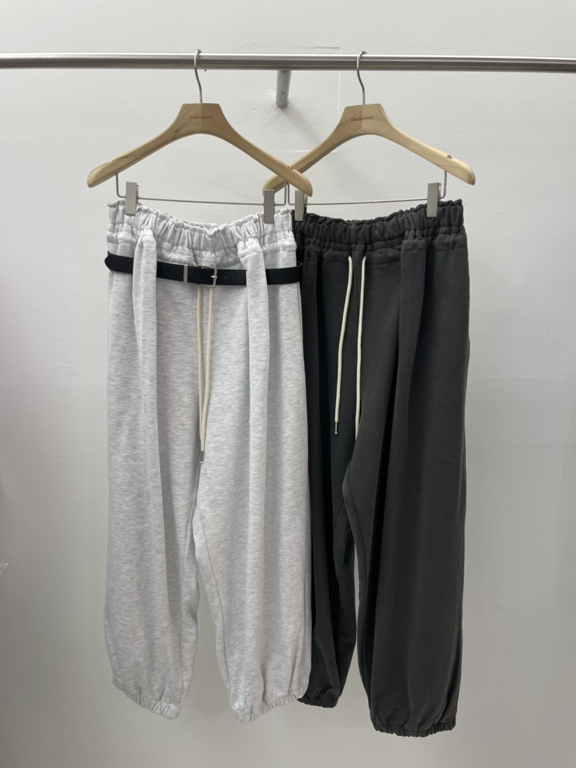 SANDALWOOD東大門實拍女士新品休閑熱賣25春夏休閑褲不含腰帶SANDALWOOD休閑褲