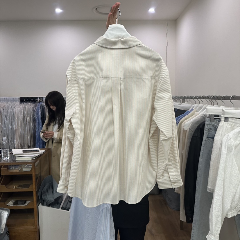 AGO韓國直郵東大門代購女裝新款25春夏人氣真品時尚襯衫蕾絲衫AGO襯衫/蕾絲衫