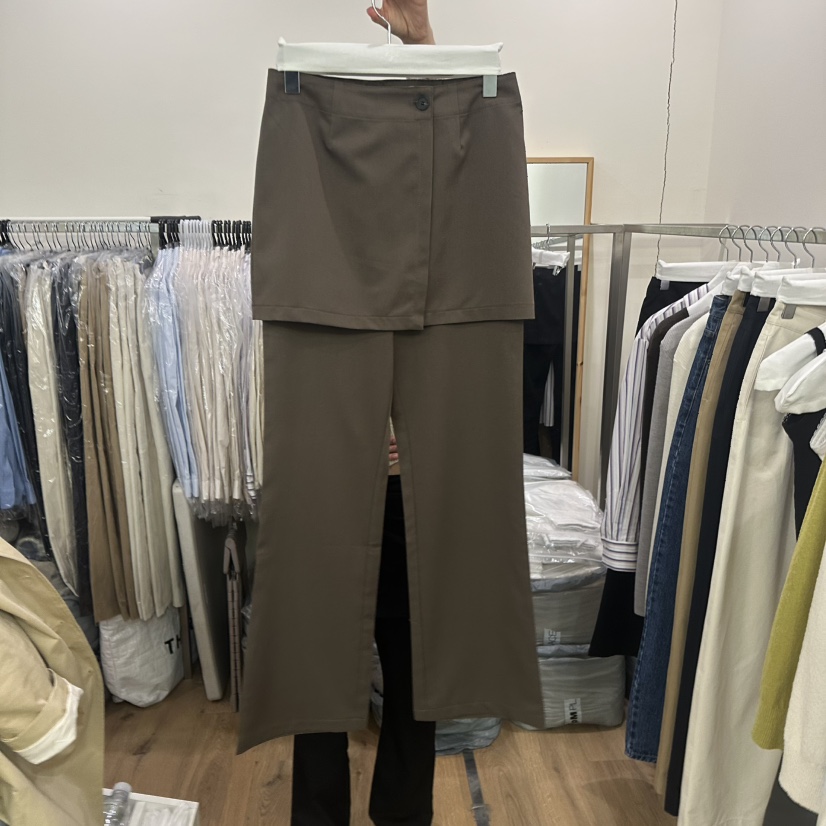 AGO韓國直郵女裝新品休閑推薦人氣職業時尚25春夏真品熱賣裙褲AGO裙褲