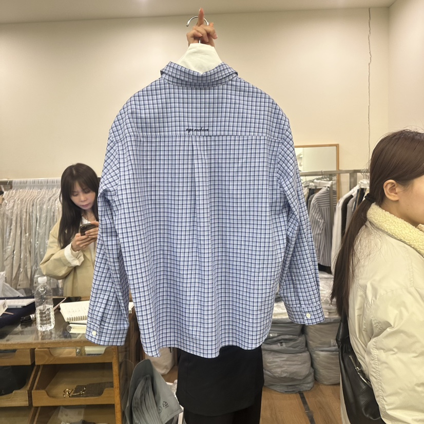 AGO韓國直郵東大門代購女裝新品25春夏熱賣時尚真品襯衫蕾絲衫AGO襯衫/蕾絲衫