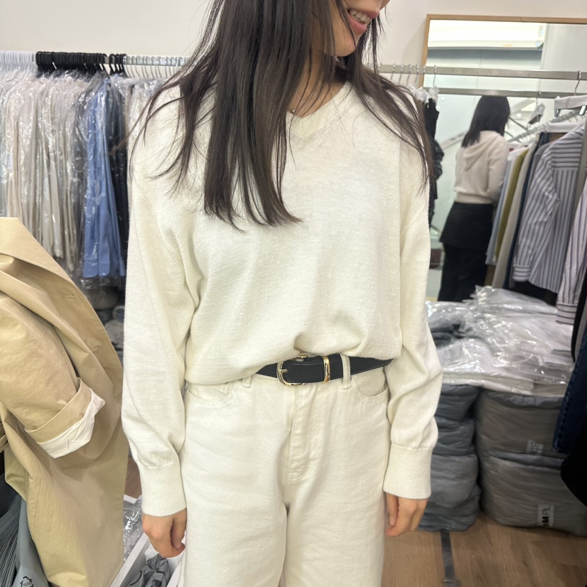 AGO韓國直郵東大門實拍女裝新品人氣時尚推薦25春夏休閑針織衫AGO針織衫圖色2
