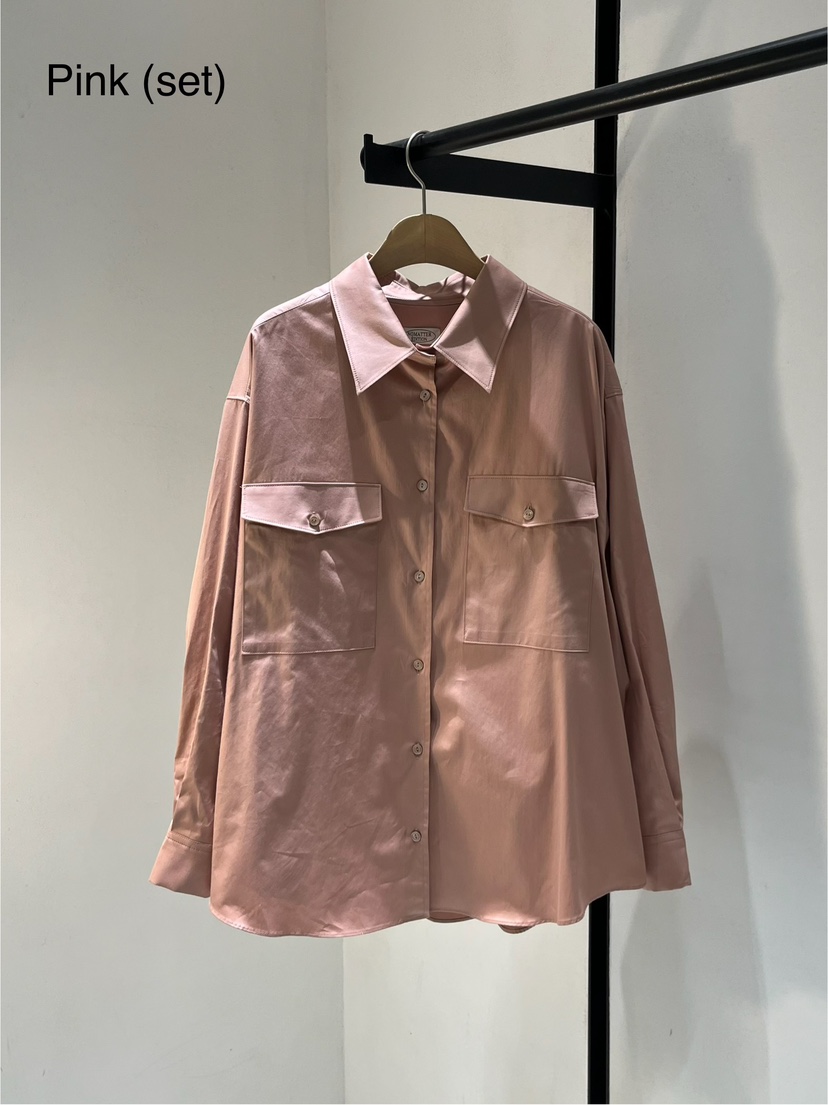NOMATTER EDITION直郵韓國代購女裝新品25春夏時尚襯衫蕾絲衫NOMATTER EDITION(品牌名容易遭投訴請注意)襯衫/蕾絲衫圖色2