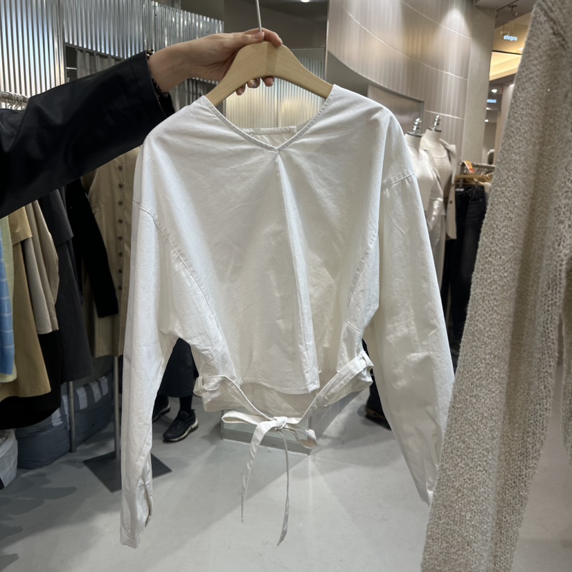 ALEGRE直郵韓國代購女裝新款職業人氣休閑熱賣時尚襯衫蕾絲衫ALEGRE襯衫/蕾絲衫