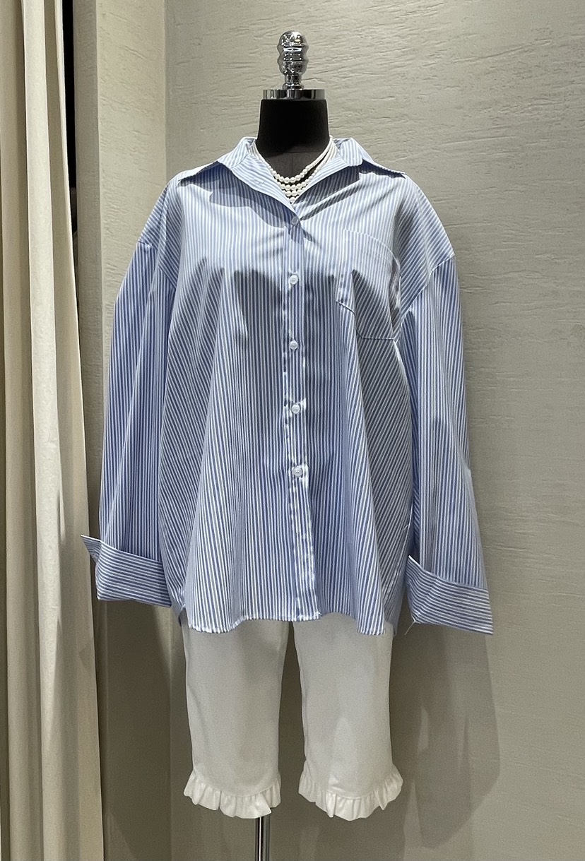 HI HIGH直郵韓國代購女裝新品熱賣人氣職業25春夏襯衫蕾絲衫SEESTAR/hi high襯衫/蕾絲衫
