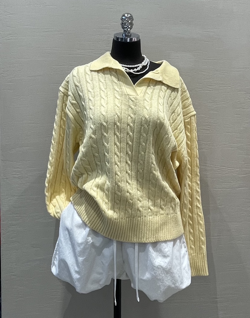 HI HIGH韓國直郵女裝新品時尚職業休閑真品熱賣推薦針織衫SEESTAR/hi high針織衫