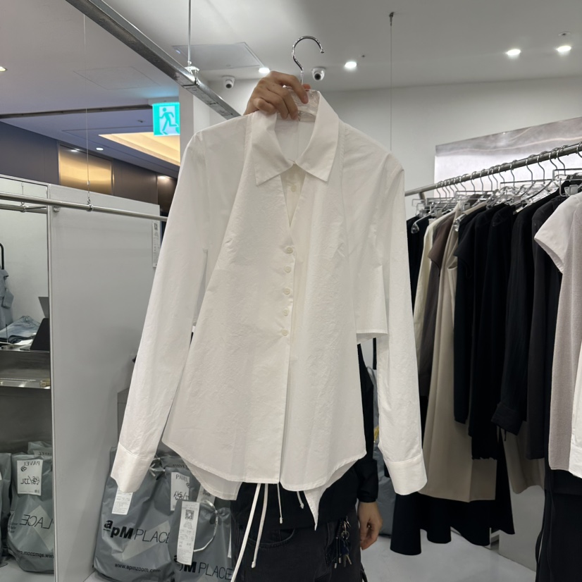 PAVEL韓國直郵東大門實拍女裝新款職業25春夏推薦襯衫蕾絲衫PAVEL襯衫/蕾絲衫圖色3