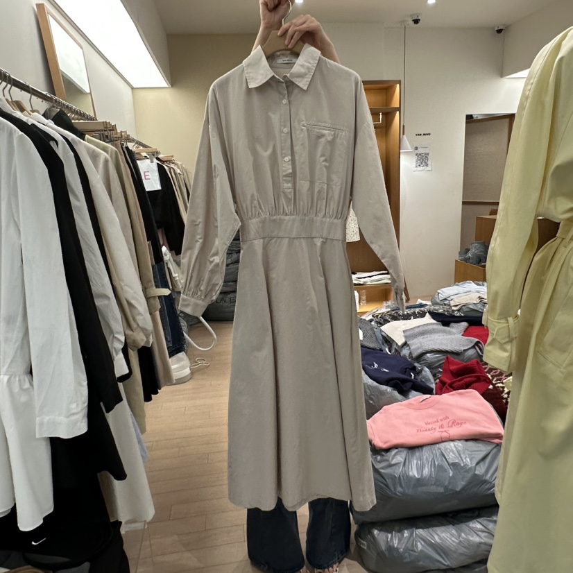 VAN NUVO韓國直郵東大門代購女裝新品25春夏熱賣職業連衣裙VAN NUVO連衣裙圖色3