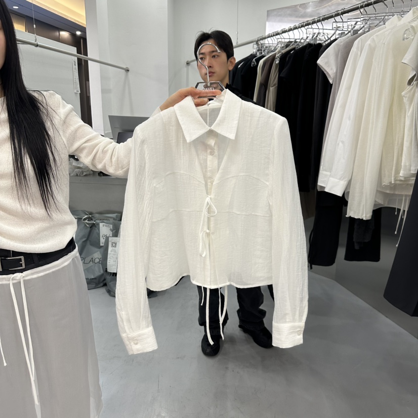 PAVEL韓國直郵女裝新品人氣休閑時尚職業推薦真品襯衫蕾絲衫PAVEL襯衫/蕾絲衫圖色2