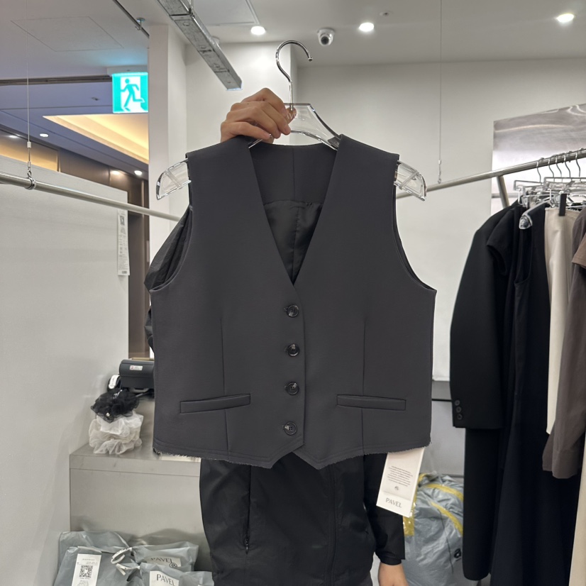 PAVEL韓國直郵女裝新品熱賣職業休閑推薦時尚真品人氣25春夏馬甲PAVEL馬甲圖色2