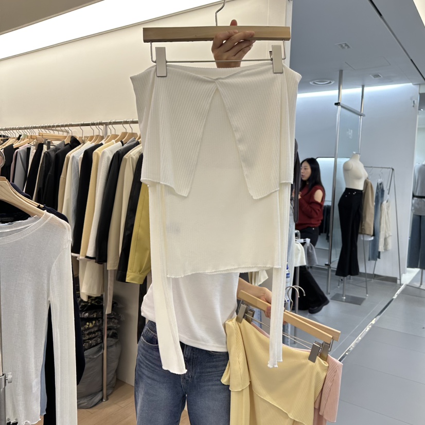VAN NUVO韓國直郵東大門代購女裝新品休閑時尚職業長袖T恤VAN NUVO長袖T恤圖色3