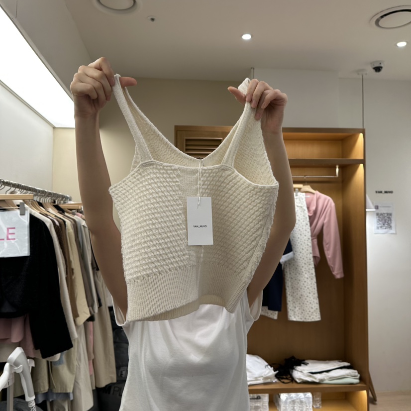 VAN NUVO韓國直郵東大門實拍女裝新品25春夏真品時尚吊帶背心VAN NUVO吊帶/背心