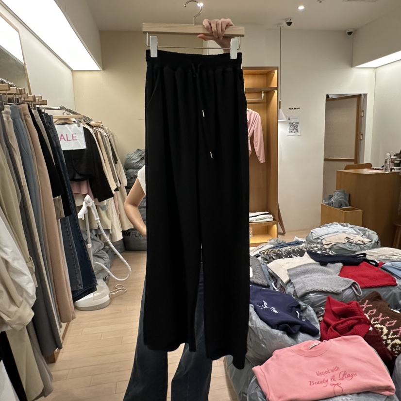 VAN NUVO直郵韓國代購女裝新款真品職業推薦休閑休閑褲褶皺VAN NUVO休閑褲圖色3
