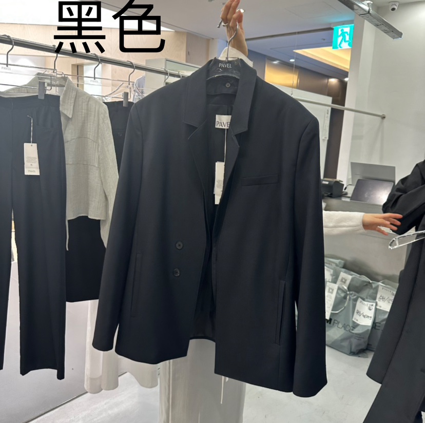PAVEL韓國直郵東大門代購女裝新品25春夏熱賣休閑職業時尚夾克PAVEL夾克