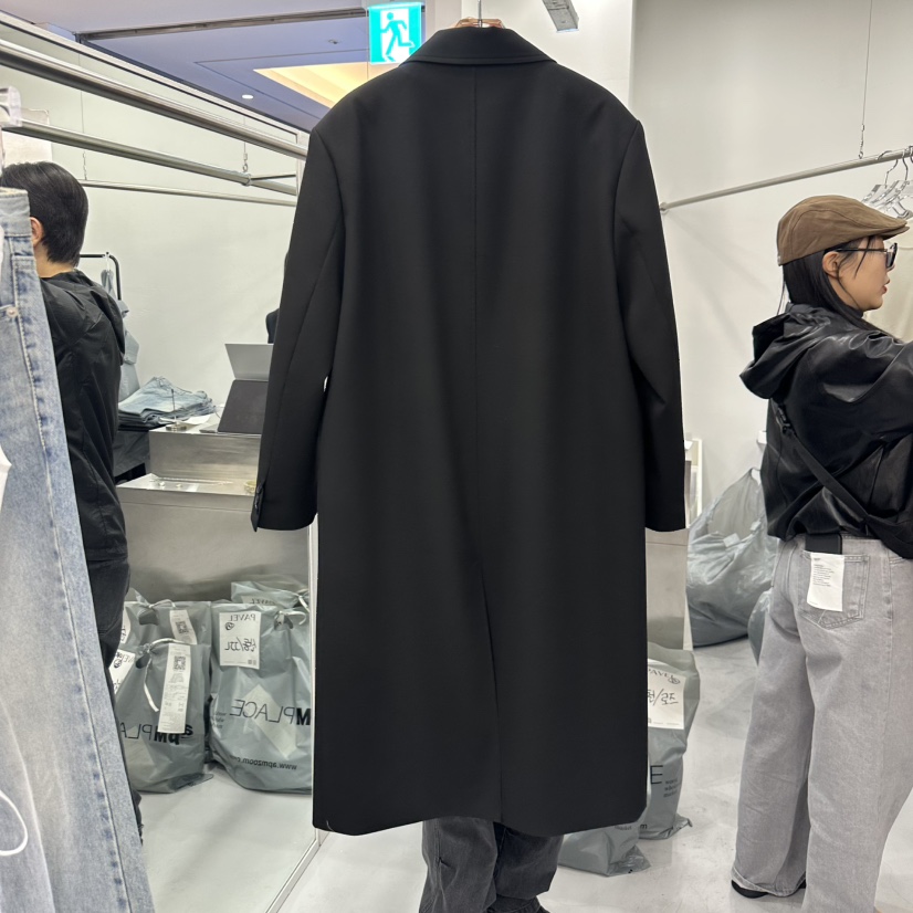 PAVEL韓國直郵東大門代購女裝新款時尚人氣職業休閑長款風衣PAVEL長款風衣