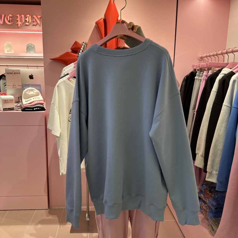LOVE PINK韓國直郵東大門代購女裝新款熱賣時尚25春夏衛衣LOVE PINK衛衣