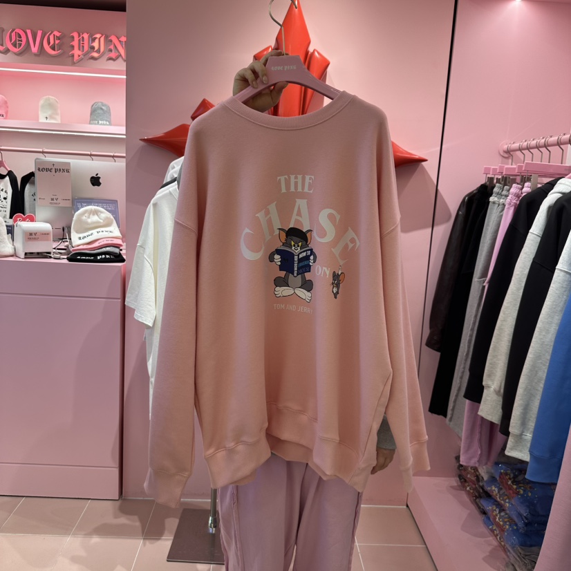 LOVE PINK韓國直郵東大門代購女裝新款熱賣時尚25春夏衛衣LOVE PINK衛衣圖色2