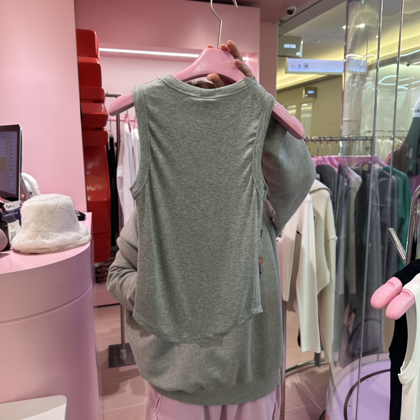 LOVE PINK韓國直郵東大門實拍女裝新款職業真品25春夏吊帶背心LOVE PINK吊帶/背心
