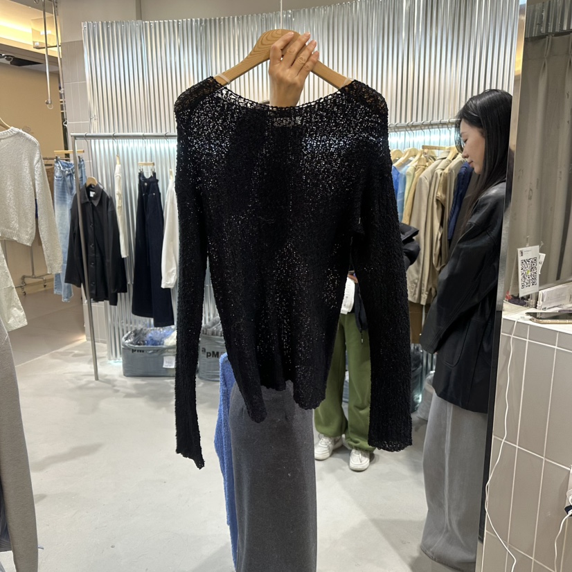 ALEGRE韓國直郵東大門實拍女裝新品推薦25春夏時尚真品針織衫ALEGRE針織衫圖色3