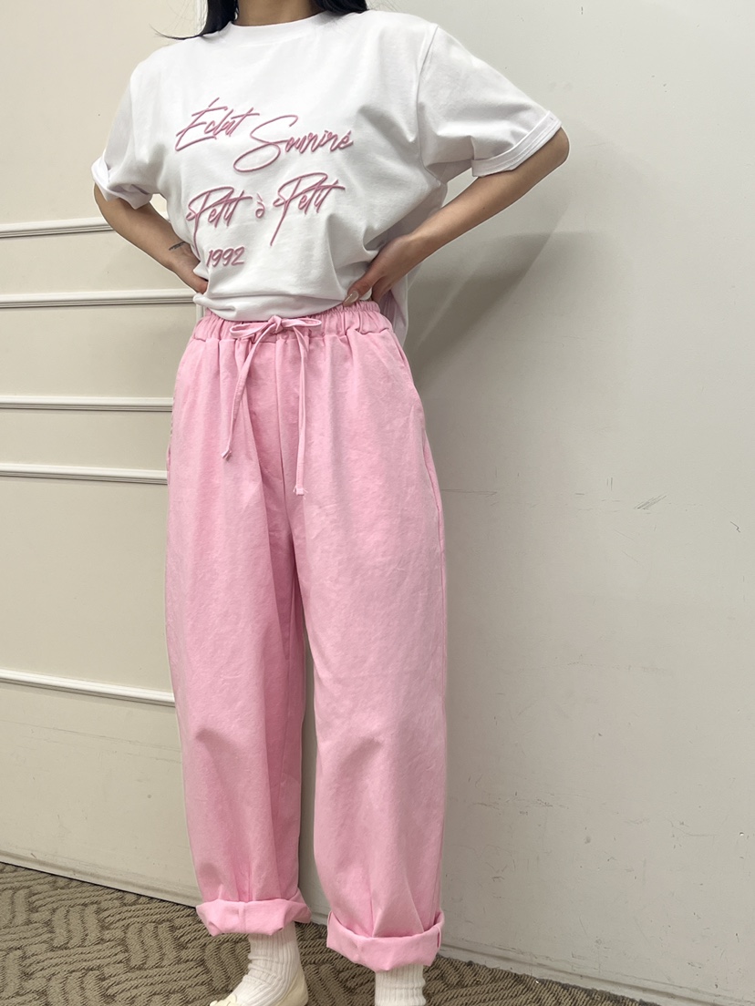 A.CES直郵韓國代購女裝新款真品人氣25春夏熱賣職業休閑褲A.CES休閑褲