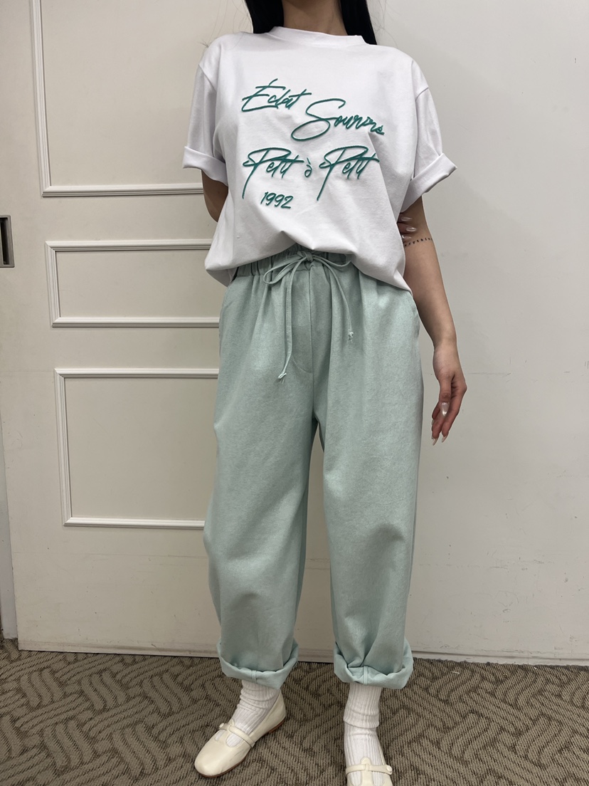 A.CES直郵韓國代購女裝新款真品人氣25春夏熱賣職業休閑褲A.CES休閑褲