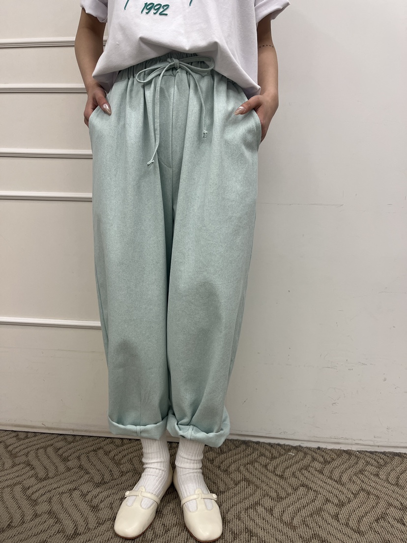 A.CES直郵韓國代購女裝新款真品人氣25春夏熱賣職業休閑褲A.CES休閑褲