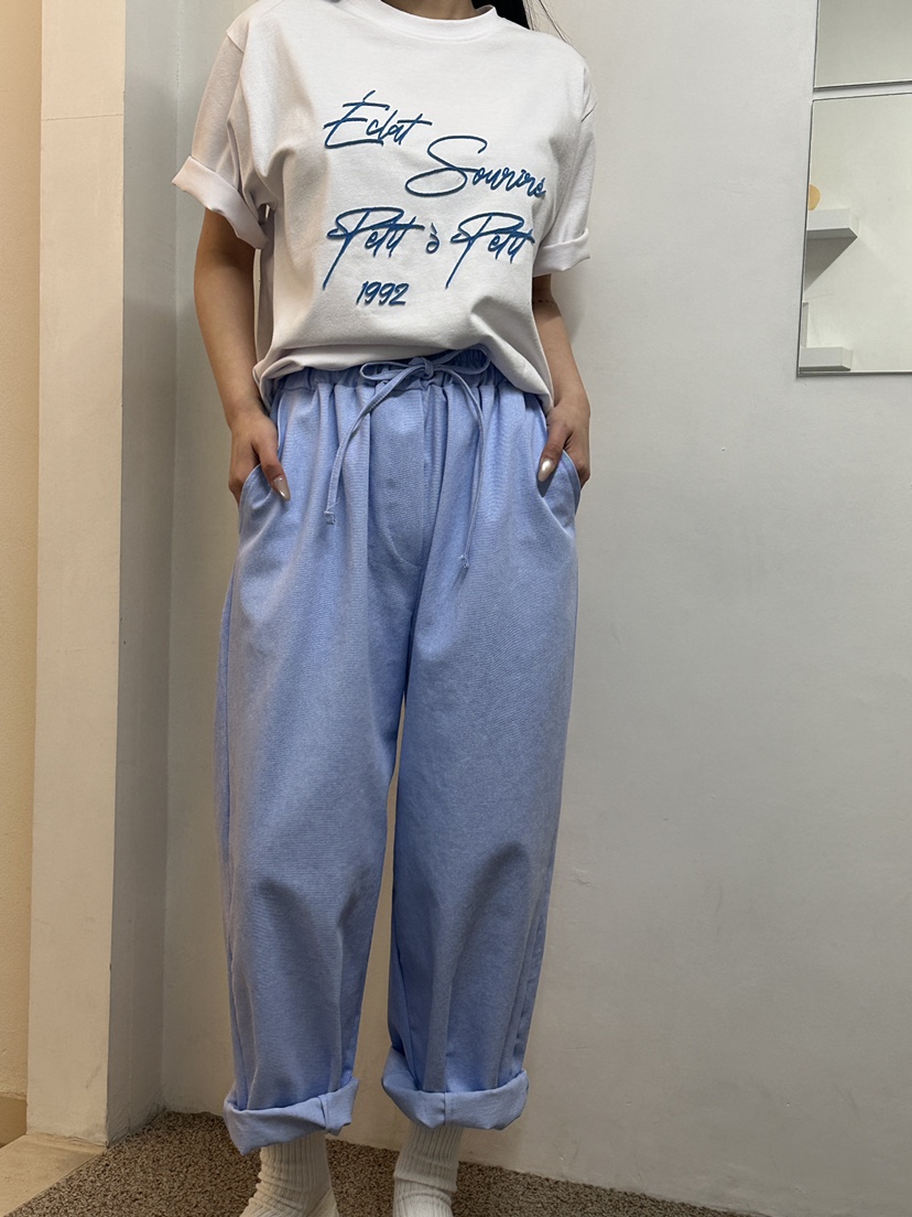 A.CES直郵韓國代購女裝新款真品人氣25春夏熱賣職業休閑褲A.CES休閑褲