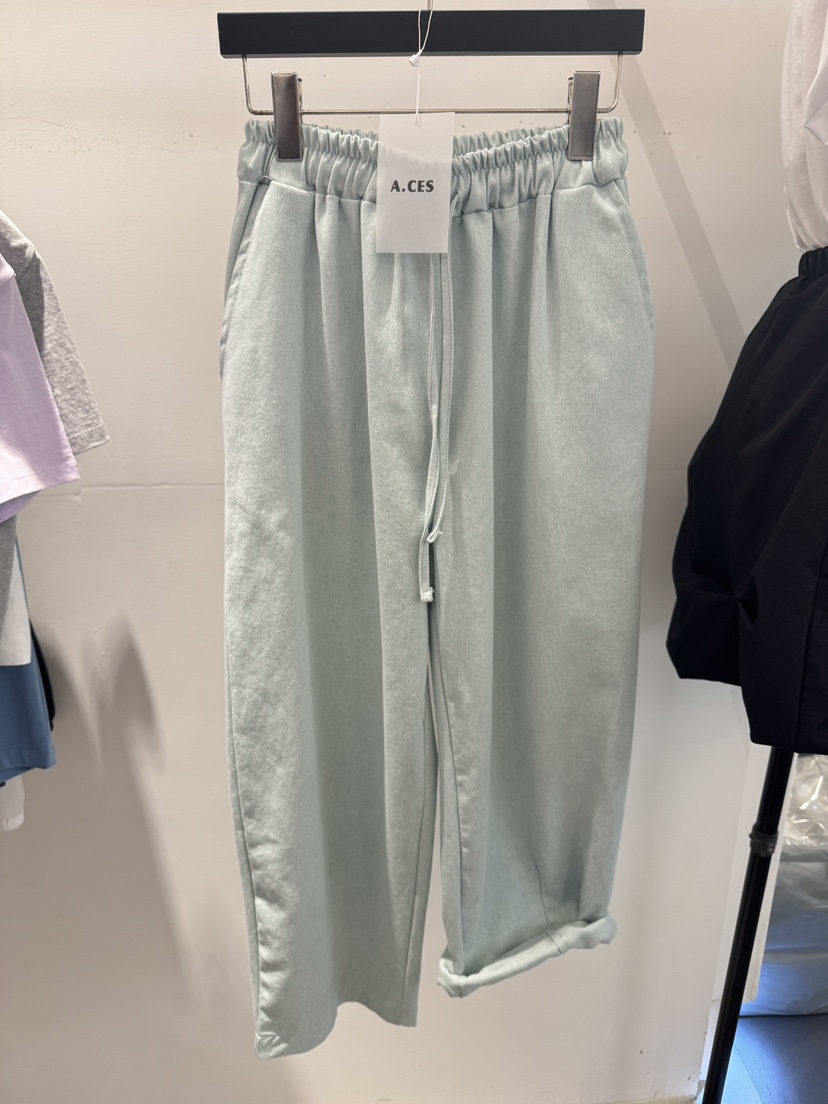 A.CES直郵韓國代購女裝新款真品人氣25春夏熱賣職業休閑褲A.CES休閑褲