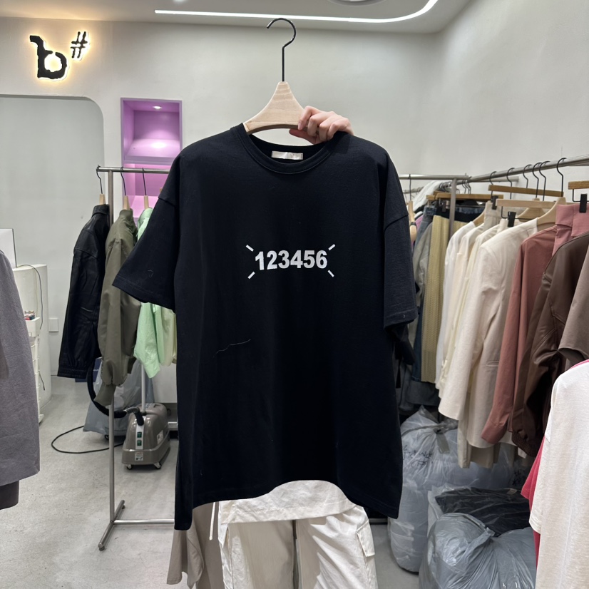 BISHOP韓國直郵東大門代購女裝新款熱賣休閑職業25春夏推薦T恤b#/BISHOPT恤圖色5