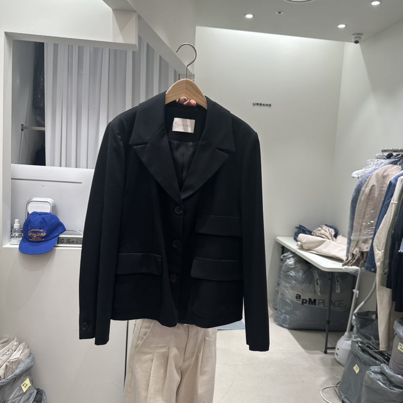 URBANE-P韓國直郵東大門實拍女裝新品25春夏休閑人氣推薦夾克URBANE-P夾克圖色1