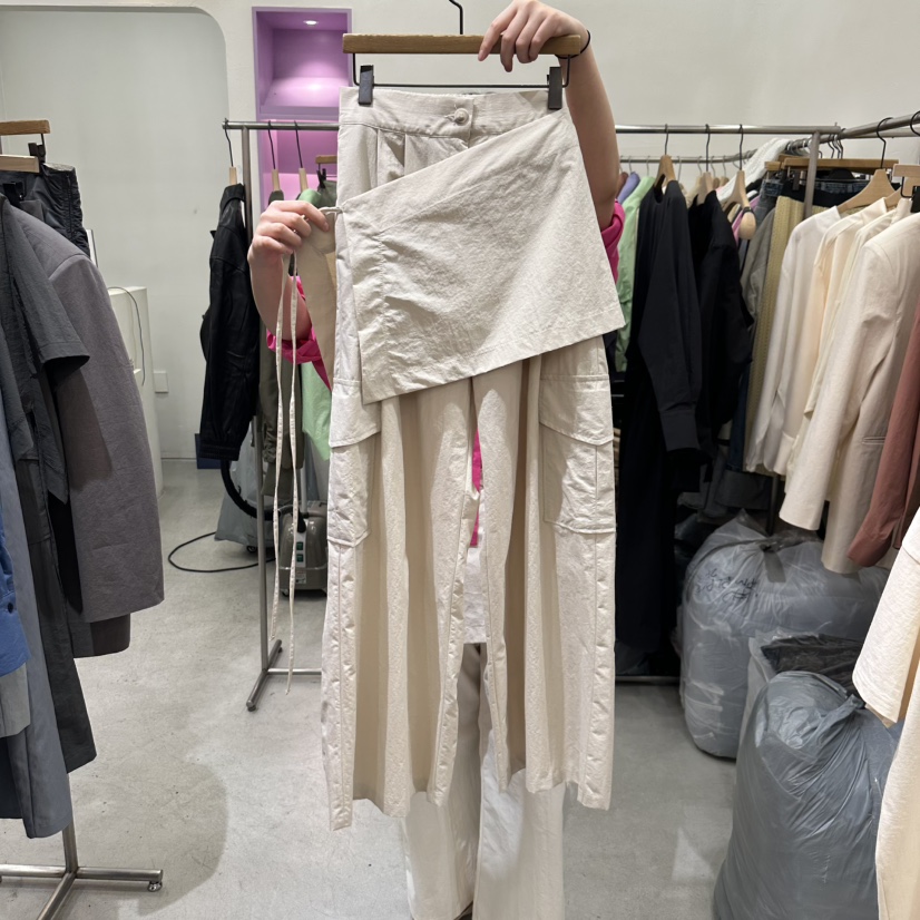 BISHOP韓國直郵東大門代購女裝新品真品熱賣休閑推薦25春夏裙褲b#/BISHOP裙褲圖色2