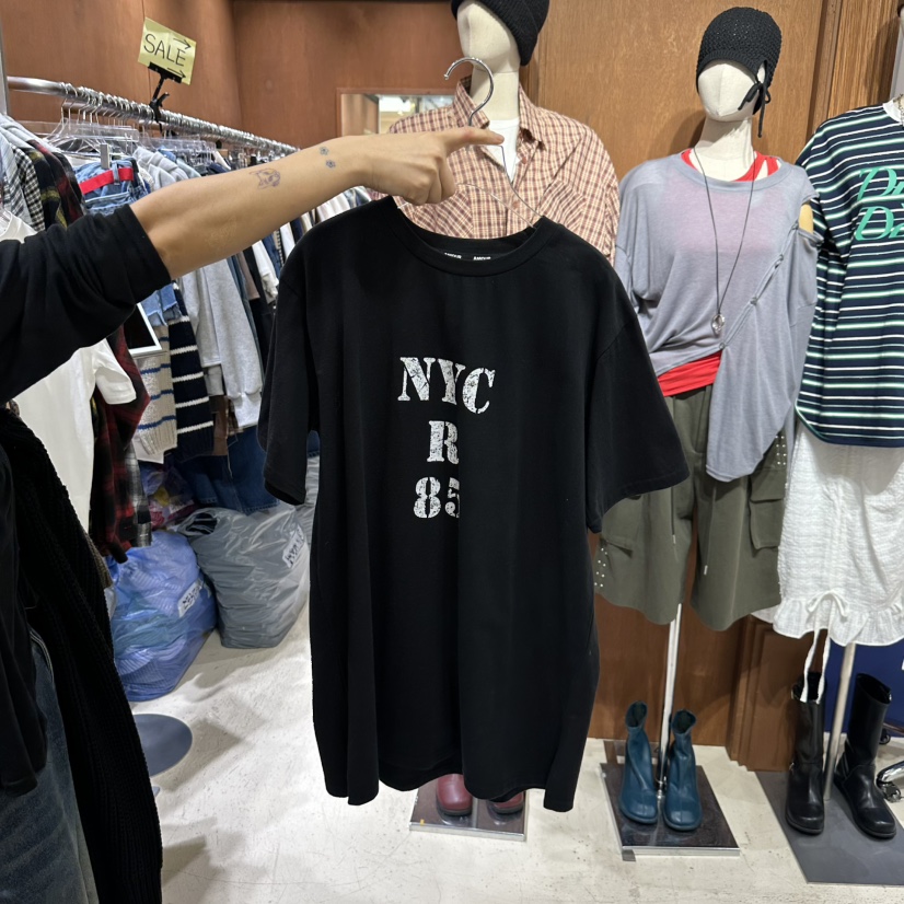 AMOUR韓國直郵東大門代購女裝新品推薦真品25春夏休閑職業T恤AMOURT恤圖色2