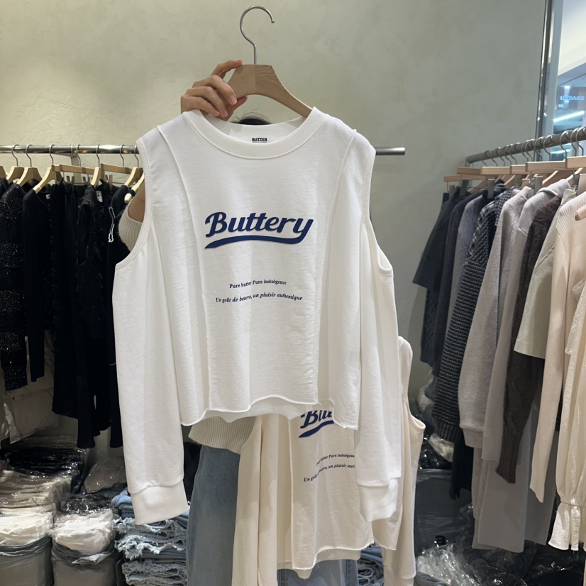 BUTTER-P韓國直郵女裝新品真品推薦職業熱賣人氣時尚休閑衛衣BUTTER-P衛衣圖色2