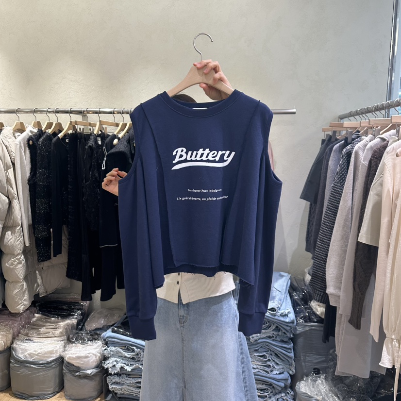 BUTTER-P韓國直郵女裝新品真品推薦職業熱賣人氣時尚休閑衛衣BUTTER-P衛衣圖色3